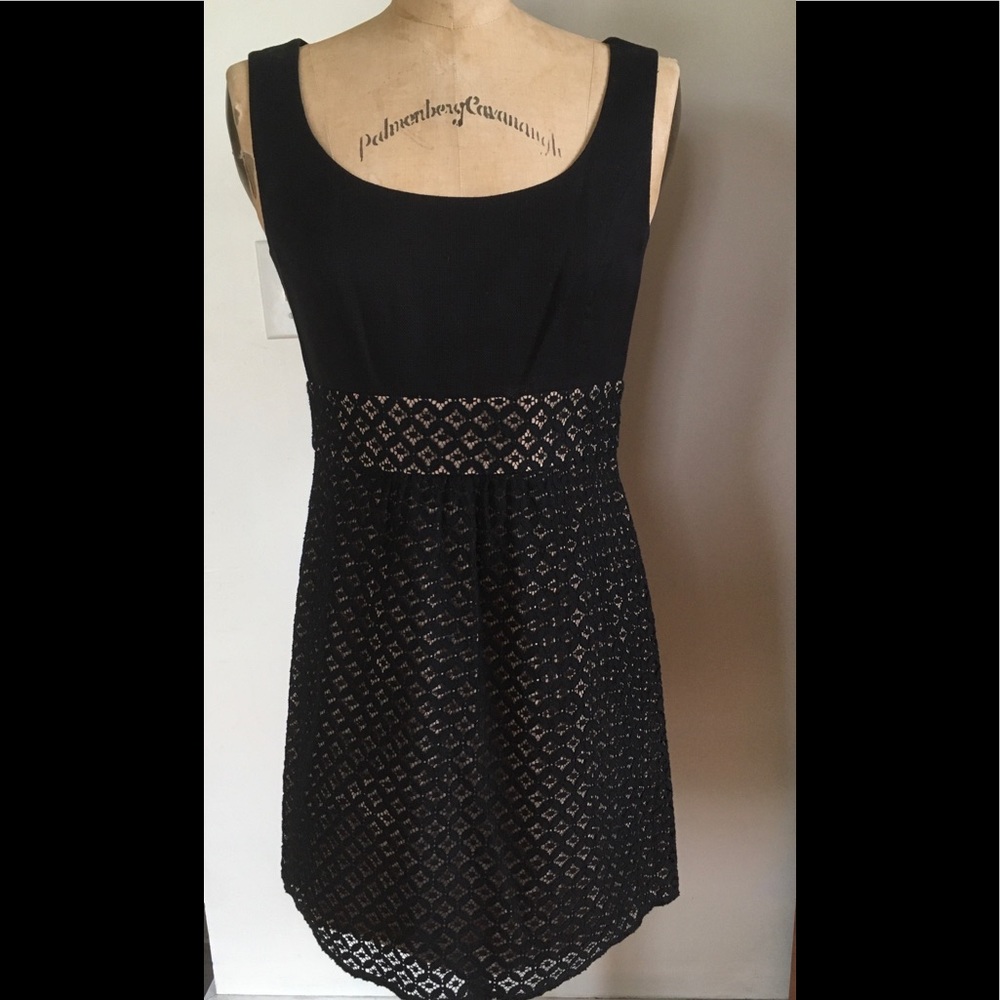 Anthropologie Tabitha lace little black dress 8